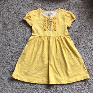 Matilda Jane yellow polka dot dress.